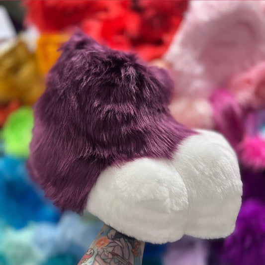 Plum Plantigrade Feet Paws