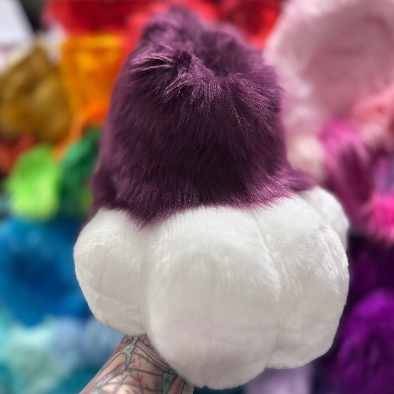 Plum Plantigrade Feet Paws