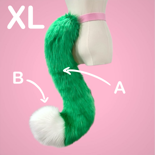 XL Cat Fursuit Tail (Build Your Own)