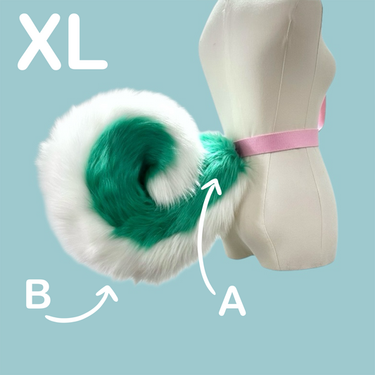 XL Curl Fursuit Tail (Build Your Own)