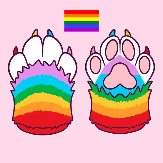LGBTQ+ Hand Paw Gloves