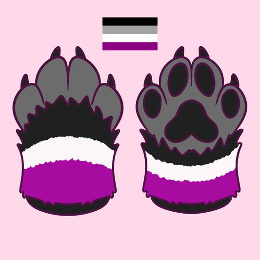 Asexual Hand Paw Gloves