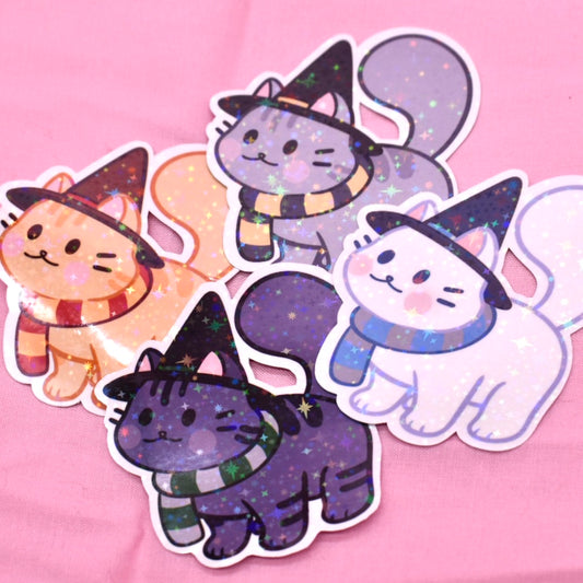 House Kitty Holographic Sticker