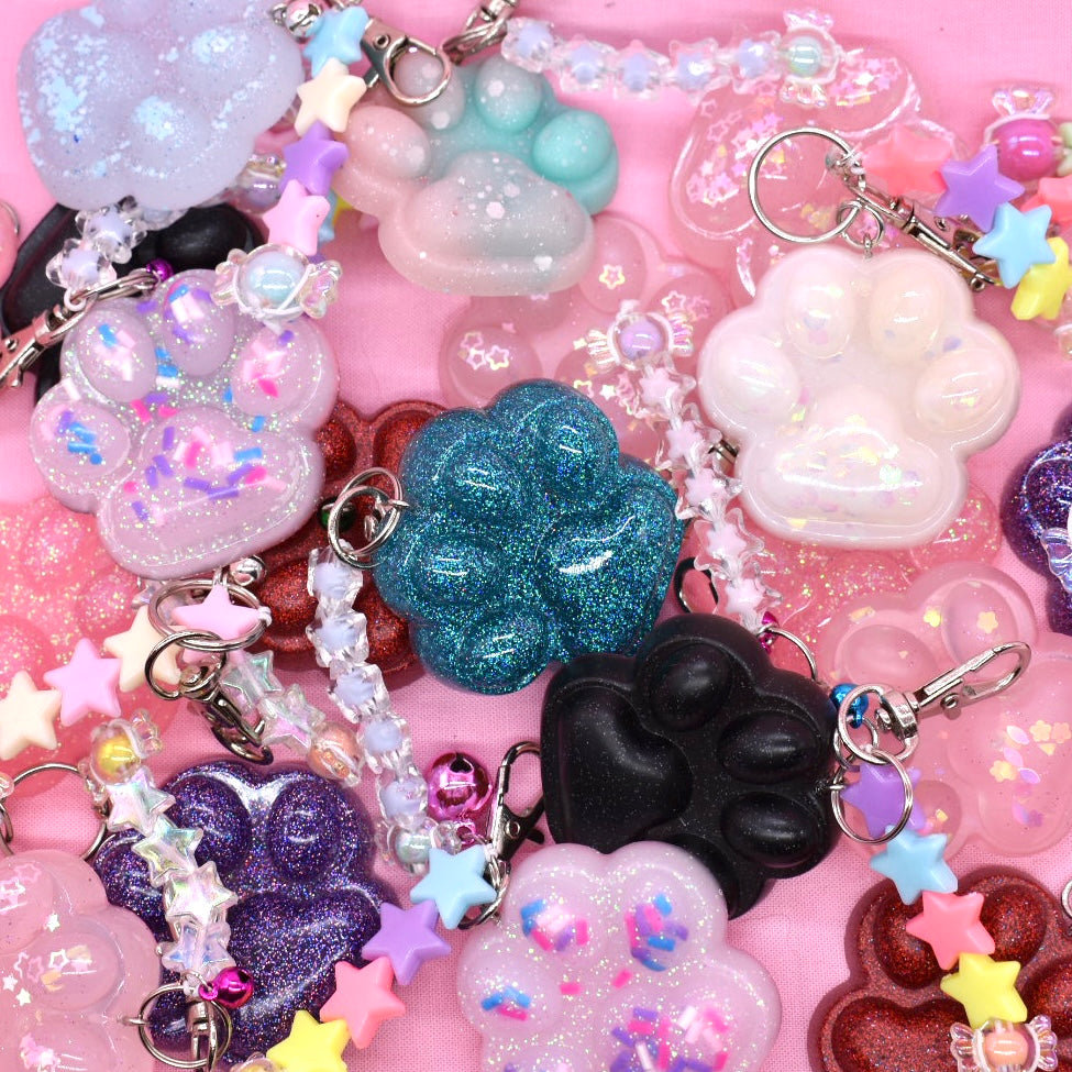 Randomized Resin Keychain
