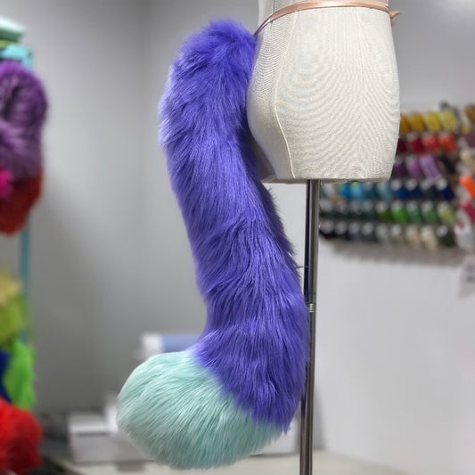 Periwinkle Mint Cat Tail