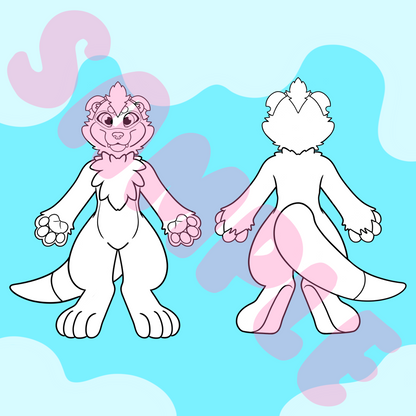 (TOONY) Ferret Character Sheet Template