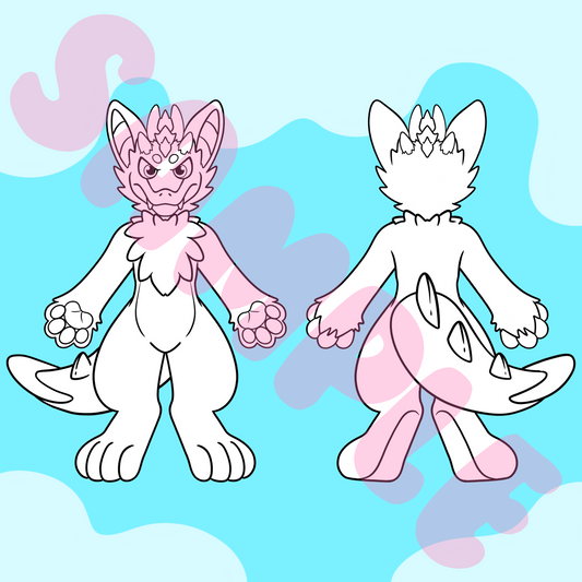 (TOONY) Dragon Character Sheet Template