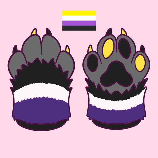 Non Binary Hand Paw Gloves