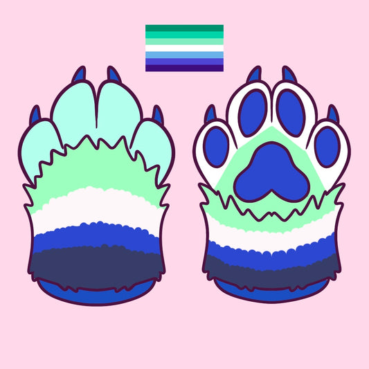 Gay Male Hand Paw Gloves