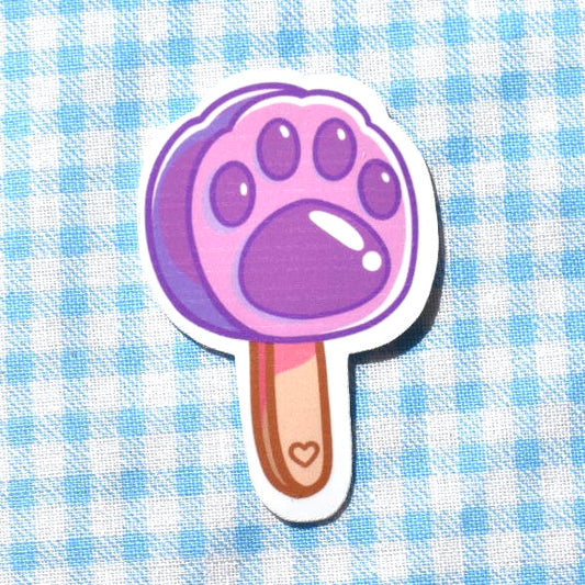 Purple Pawsicle Sticker (Misprint)