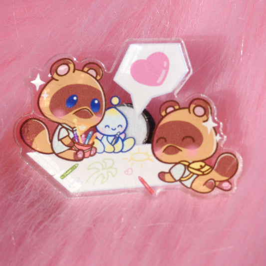 T&T Chao Acrylic Pin