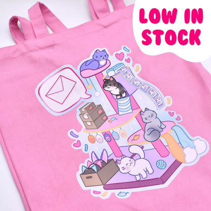 Warehouse Kitty Tote Bag