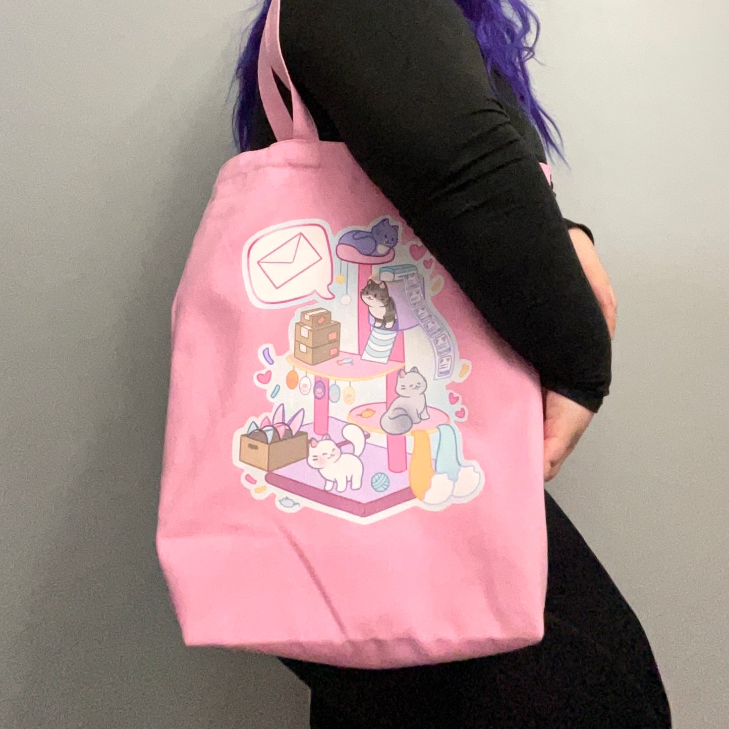 Warehouse Kitty Tote Bag